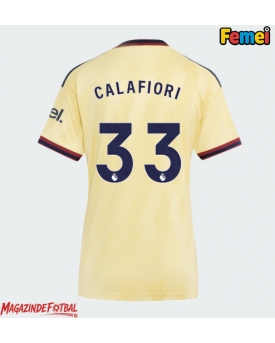 Arsenal Riccardo Calafiori #33 Tricou Fotbal Replică 2026-27 Femei Treilea Arsenal Riccardo Calafiori #33 Tricou Fotbal Replică 2026-27 Femei Treilea